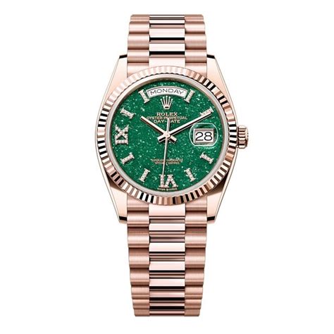 rolex green aventurine price